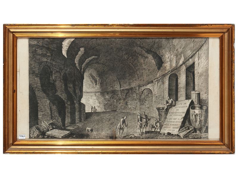 Vue De L'interieur De L'amphiteatre De Poussol [...]