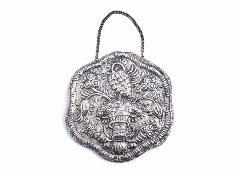 Scatola Portaessenze in Argento, India Inizio del XX Secolo