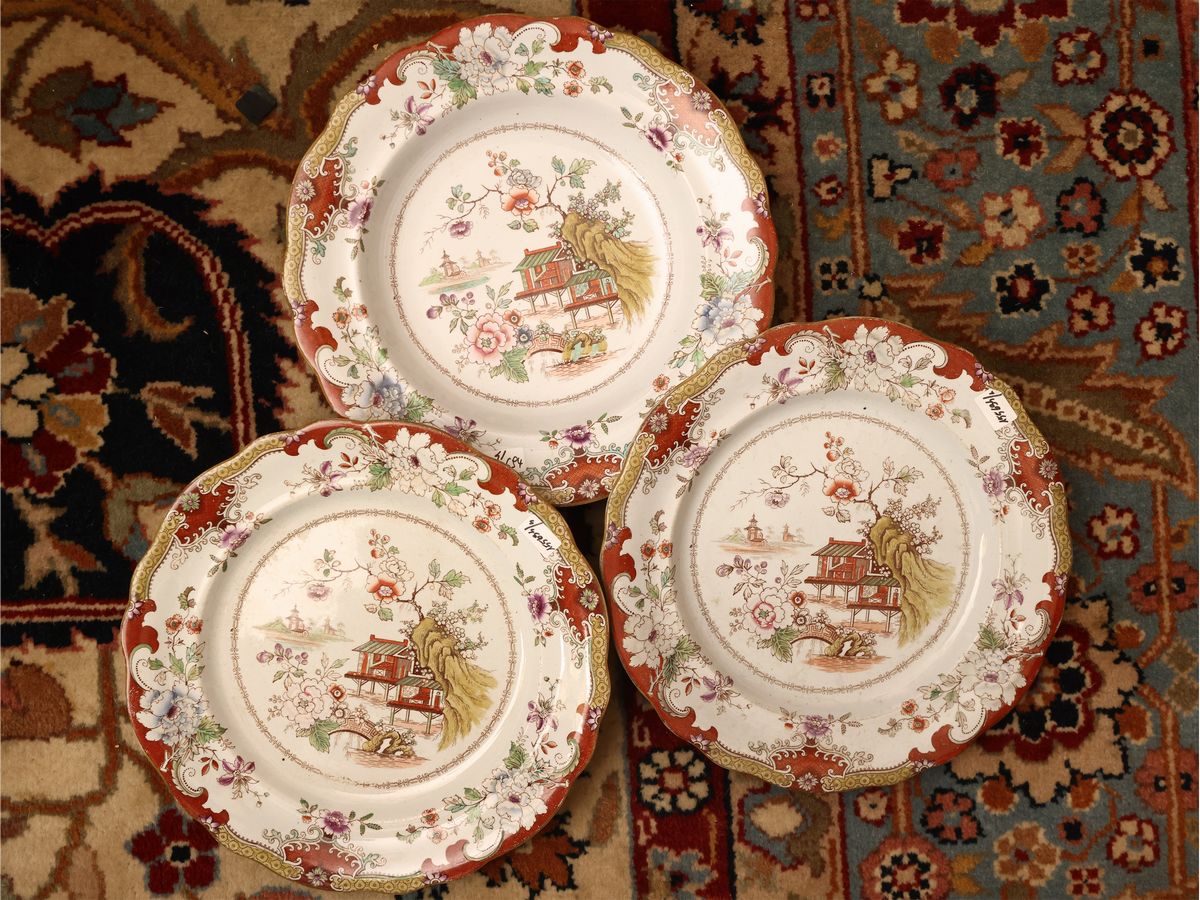 Assortimento di Chinoiserie in Porcellana