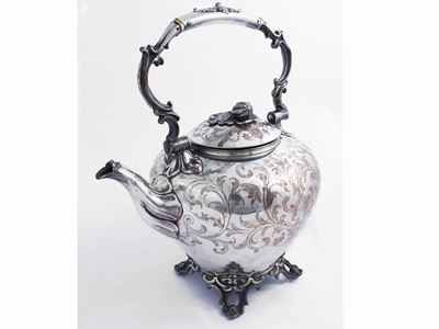 Samovar in Metallo Argentato