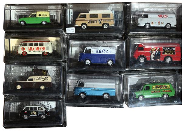 10 models of vintage advertising vehicles