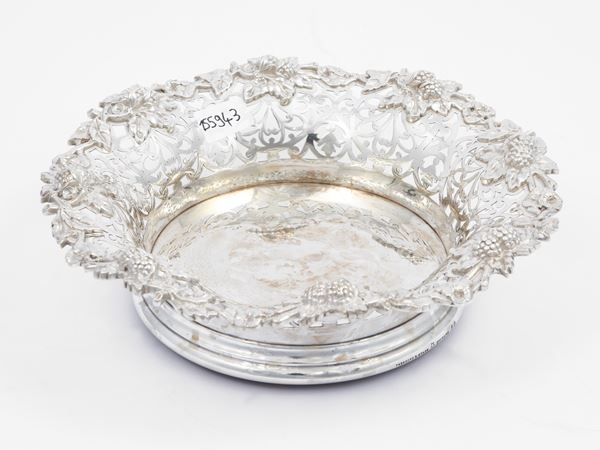 Sterling silver openwork coaster basket, Theodore B. Star  (New York, early 20th century)  - Auction A florentine house. Between tradition and modernity Silvers - I - - Maison Bibelot - Casa d'Aste Firenze - Milano