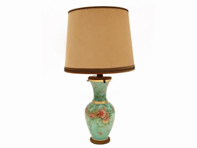 Vaso in Opaline Color Verde Acqua