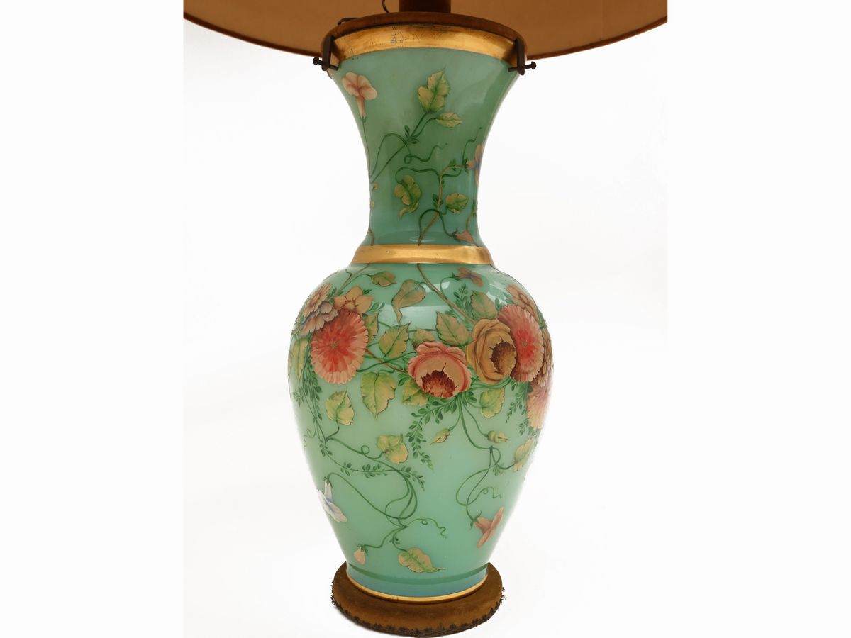 Vaso in Opaline Color Verde Acqua