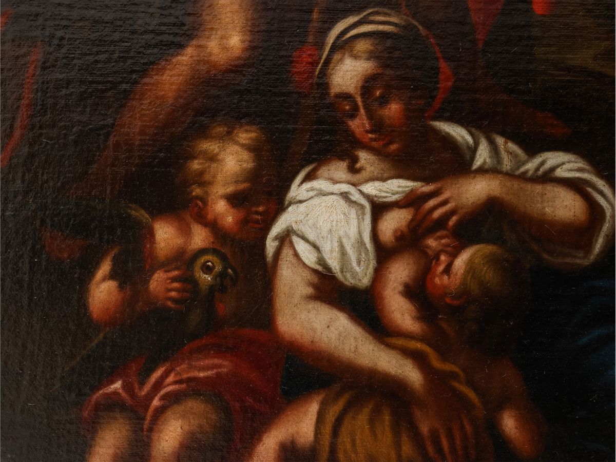 Scuola Francese del XVIII Secolo - Padri Missionari in America del Sud