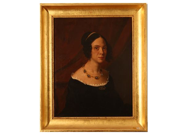 Scuola francese - Female portrait