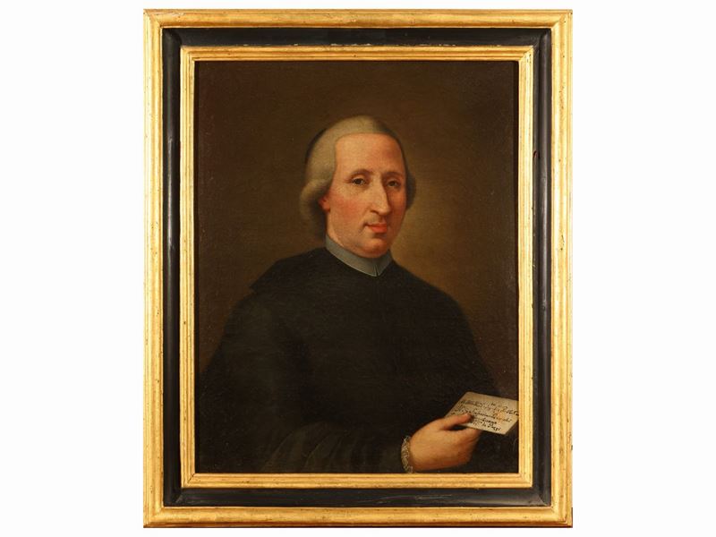 Scuola Dell'italia Centrale - Ritratto di Prelato con Lettera