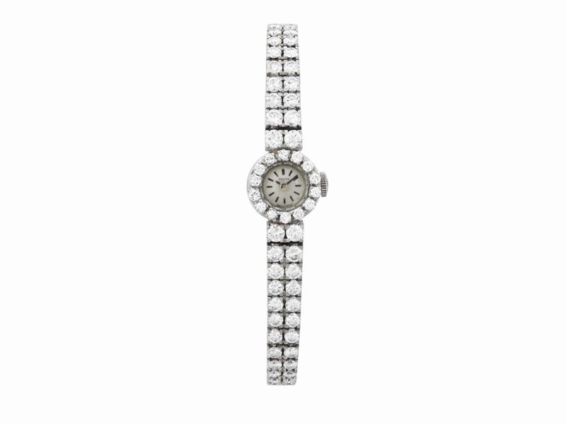 Orologio da Polso per Donna Zenith in Oro Bianco con Diamanti