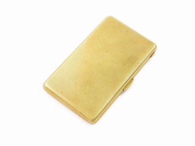 Portasigarette in Oro Giallo