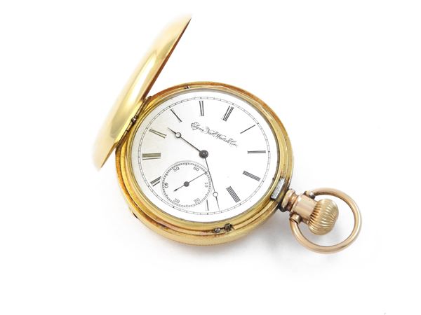 Yellow gold Elgin Natl Watch Co. pocket watch