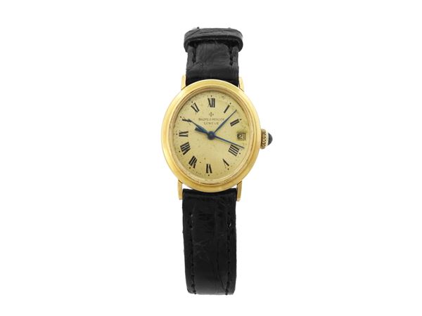 Yellow gold Baume & Mercier lady wristwatch