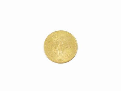 Una Moneta da 50 Pesos Messicani in Oro