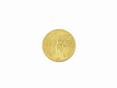 Una Moneta da 50 Pesos Messicani in Oro