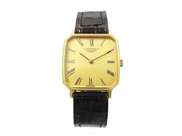 Yellow gold Longines gentlemen wristwatch