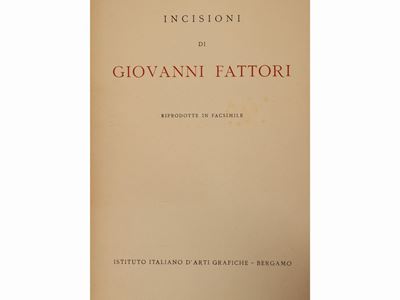 Incisioni del Fattori