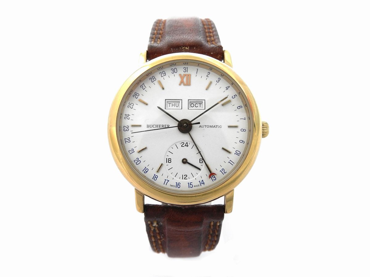 MAISON GIOIELLI FIRENZE Bracciale Uomo OHANA In Acciaio Placcato Oro Con Zirconie Marroni – Ipoallergenico E Waterproof