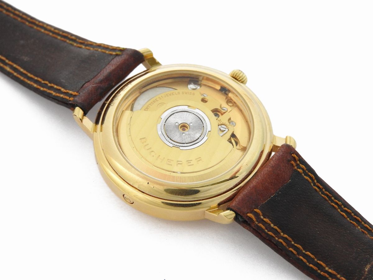 Orologio da Polso per Uomo Bucherer in Acciaio Placcato Oro