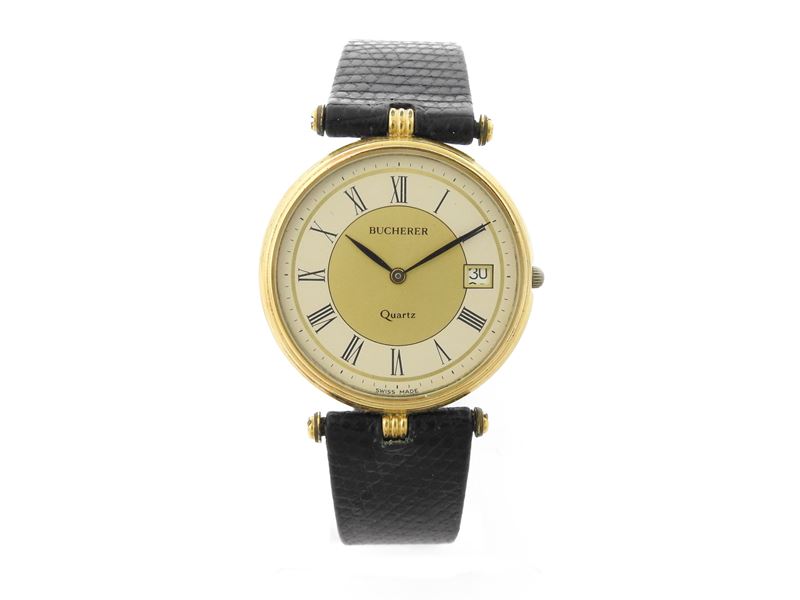 Orologio da Polso per Uomo Bucherer in Acciaio Placcato Oro