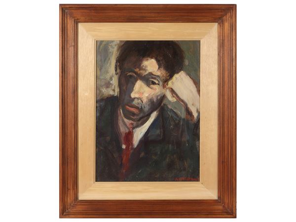 Alberto Caligiani - Self-portrait from the 40s