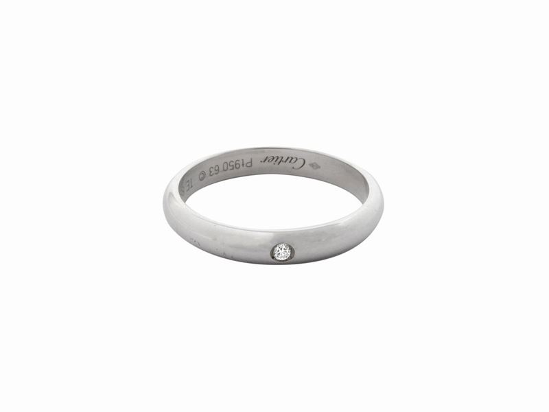 Fede Cartier in Platino con Diamante