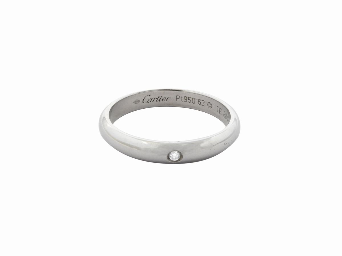 Fede Cartier in Platino con Diamante