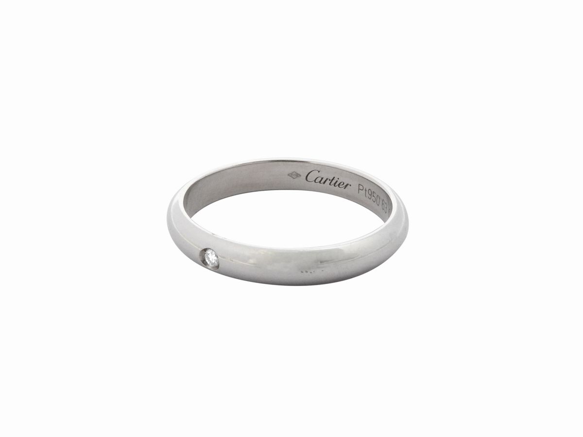 Fede Cartier in Platino con Diamante