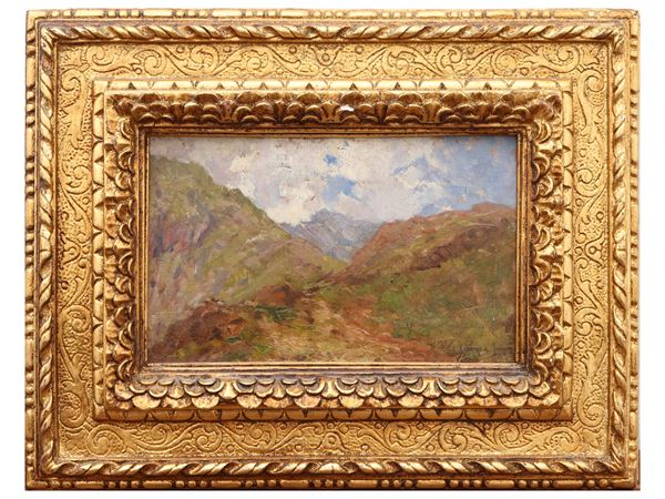 Giovanni Cappa Legora - Mountain landscape 1922