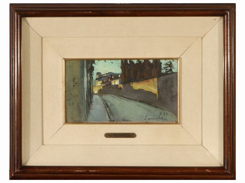 Guido Somelli - Scorcio di Strada 1921