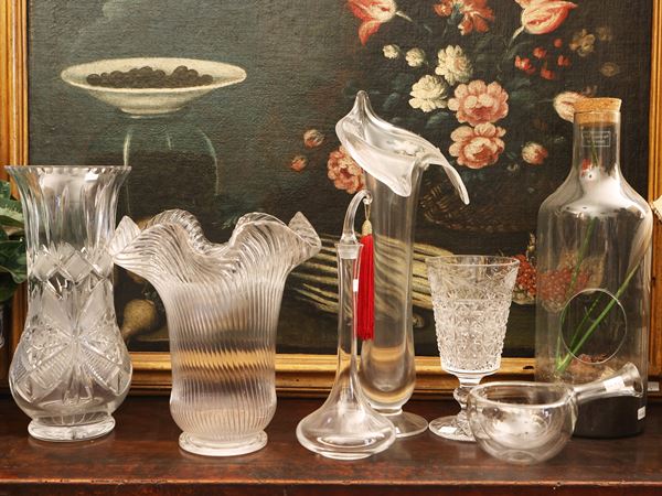 Home accessories in glass and crystal