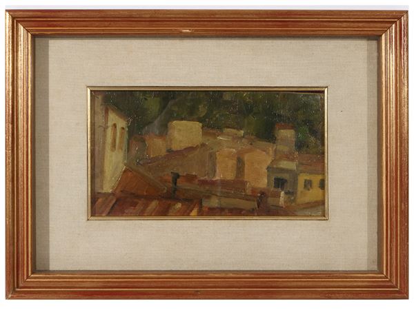 Carlo Severa - View of roofs