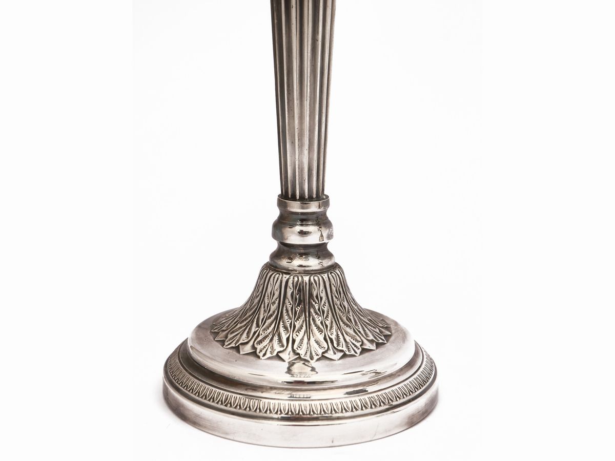 Coppia di Candelabri in Argento, Fratelli Fossi Firenze