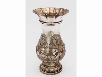 Vaso a Balaustro in Argento, Fratelli Fossi Firenze
