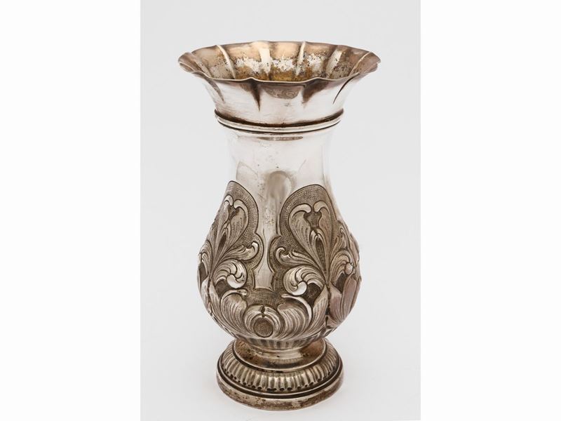 Vaso a Balaustro in Argento, Fratelli Fossi Firenze