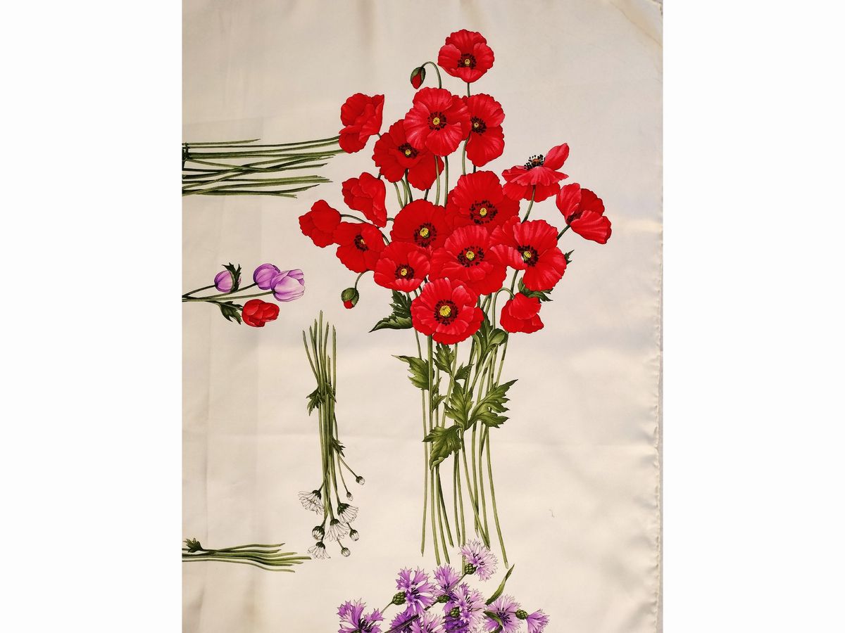 Gucci,"flora", Foulard in Seta