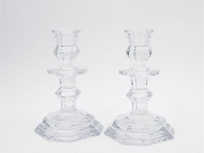 Coppia di Candelieri in Cristallo, Baccarat