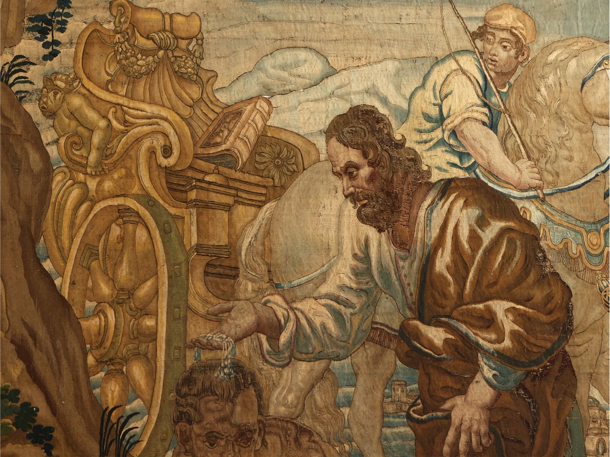 Filippo che Battezza L'eunuco Etiope, Scuola Fiamminga del XVII Secolo