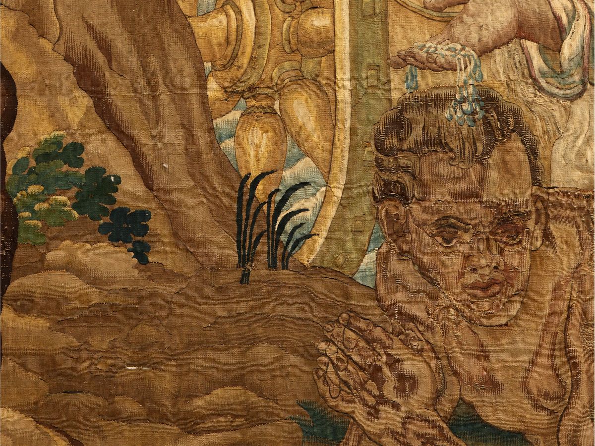 Filippo che Battezza L'eunuco Etiope, Scuola Fiamminga del XVII Secolo