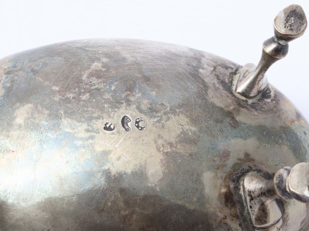 Due Cestini Porta Bon Bon in Argento D'epoca