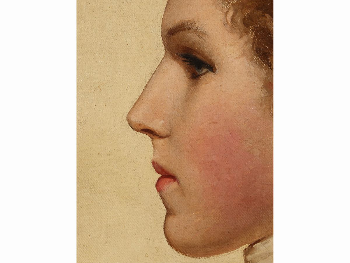 Vittorio Corcos - Profilo Femminile 1904