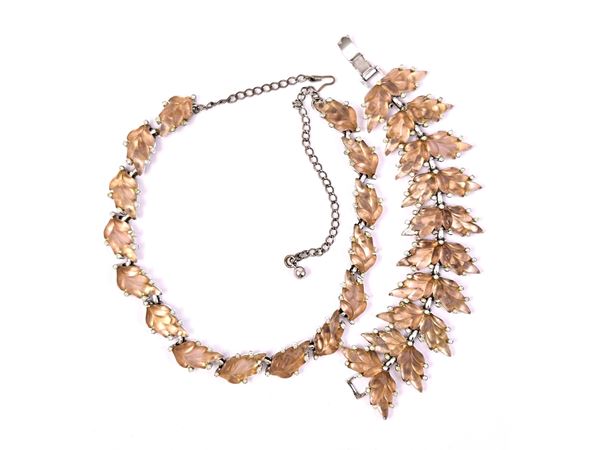 Bergère, demi parure necklace and bracelet
