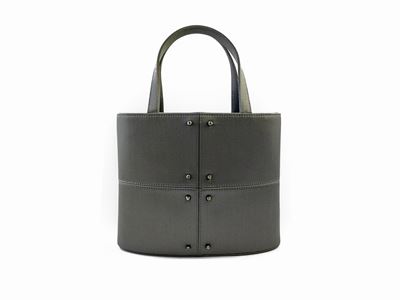 Tod's, Borsa a Secchiello in Raso Color Canna di Fucile