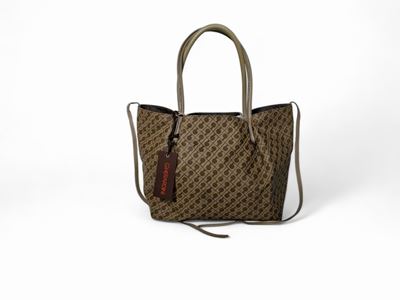 Gherardini, Shopping Bag Tortora in Tessuto Softy