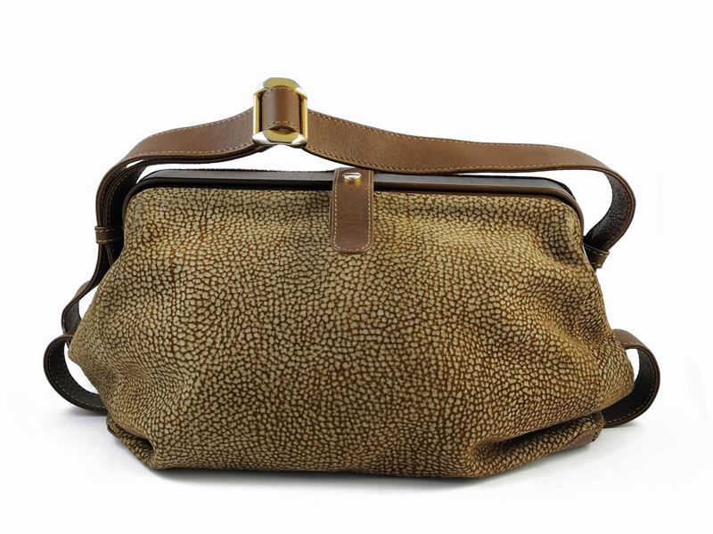 Borbonese, Doctor Bag in Vitello Spazzolato Marrone