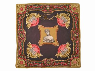 Fendi, Due Foulard in Seta