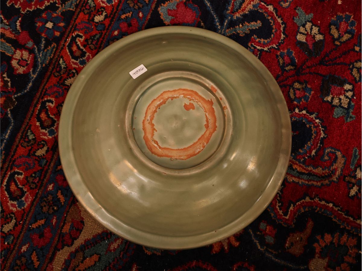Piatto in Ceramica di Longquan con Invetriatura Céladon
