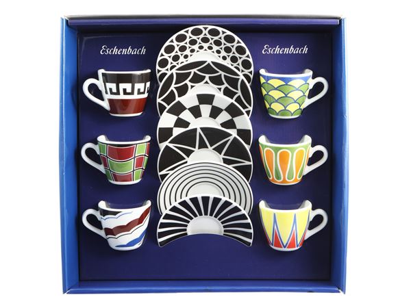 Serie di sei tazzine per caffè da collezione, Eisenbach
