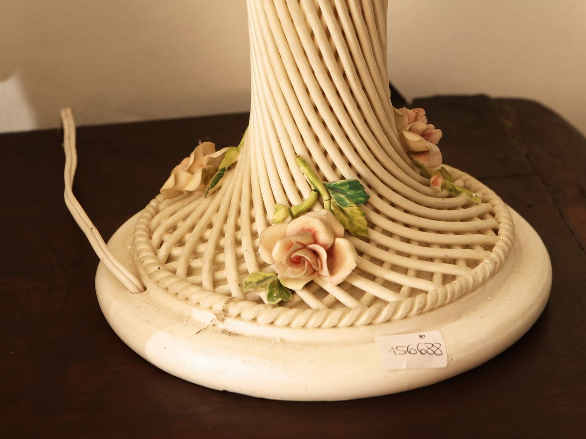 Lampada da Tavolo in Porcellana