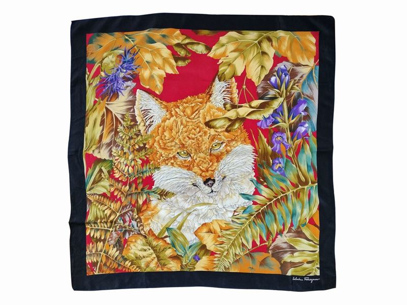 Salvatore Ferragamo, Foulard in Crêpe di Seta