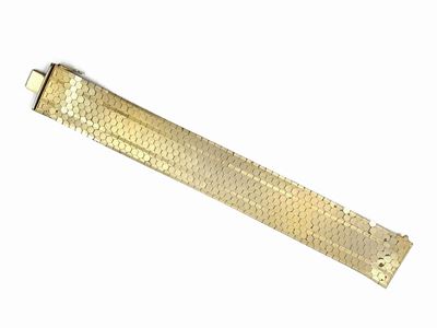 Bracciale a Maglia Esagonale Piatta