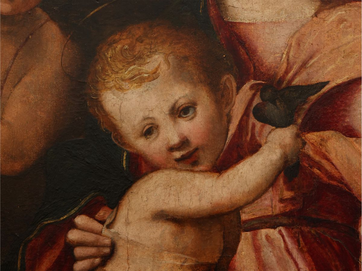 Bottega di Michele Tosini - Madonna con Bambino e San Giovannino